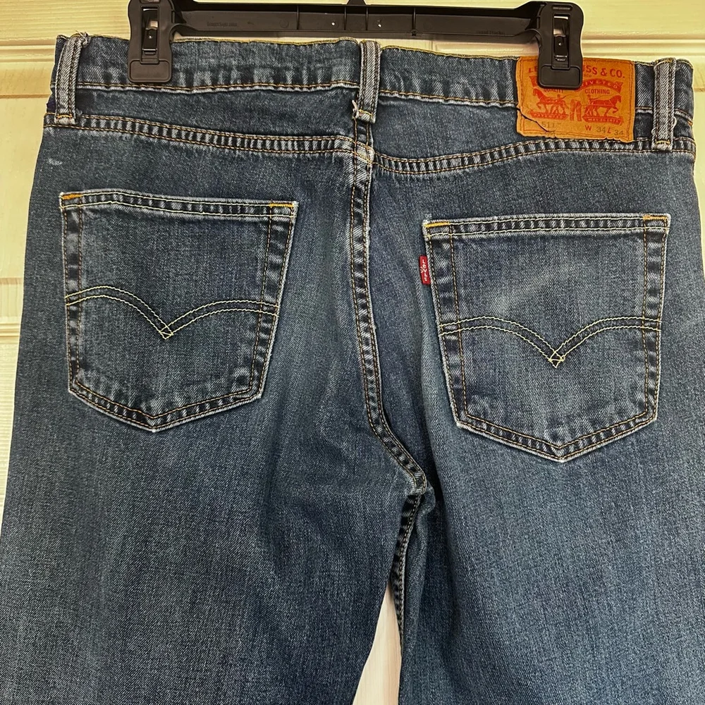 Levi's 511 Jeans Size 34x34 Blue Denim